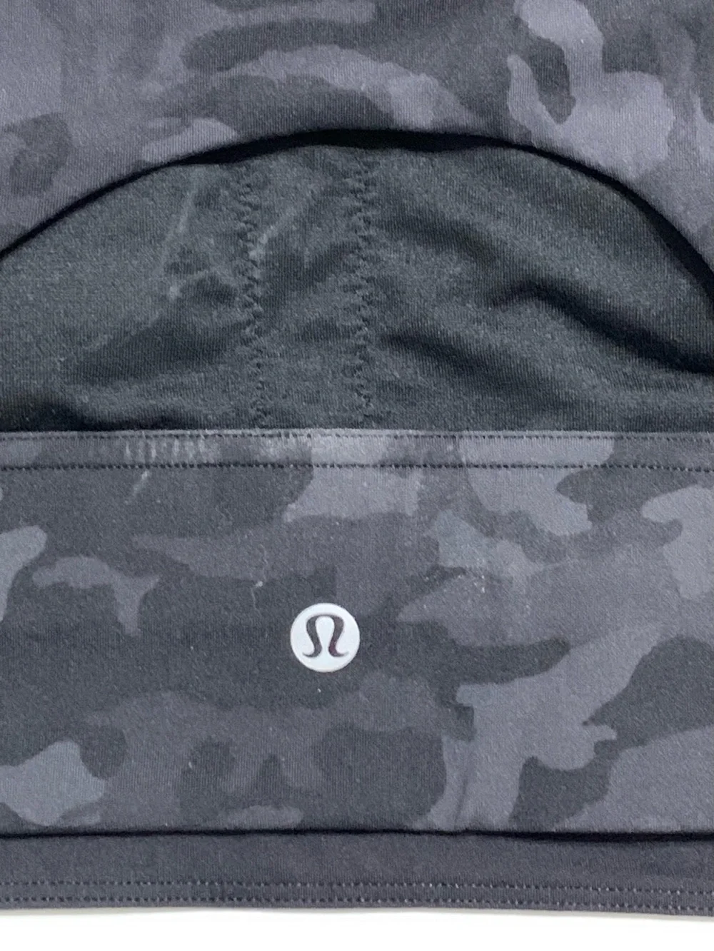 lululemon athletica Black Camo High-Neck Sports Bra